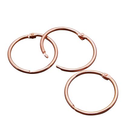 Anneaux de reliure métal 32 mm  | cuivre 
