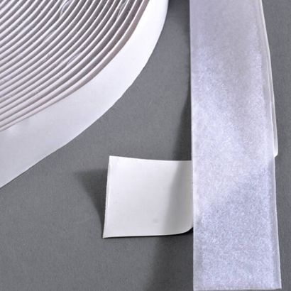 Bande auto-agrippante, adhésif, boucle (rouleau de 25 m) 30 mm | blanc 