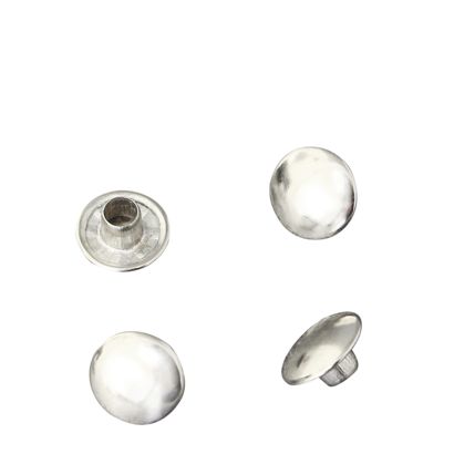 Doppelhohlnieten, Oberteil, Typ A, 9 mm Kopfdurchmesser 
