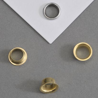 Œillets pour papier N° 25 1/2 - 4mm - 4,6mm  | laitonné 