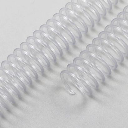Spirales plastiques (bobines de PVC), A4 12 mm | transparent 