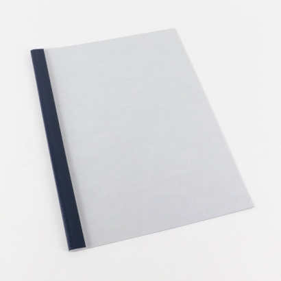 Thermobindemappe A4, Prestigekarton, 40 Blatt, dunkelblau | 4 mm  | 280 g/m²