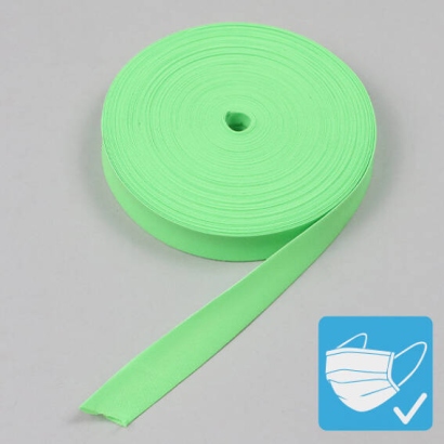 Schrägband, Polyester, 20 mm (Rolle mit 25 m) grün