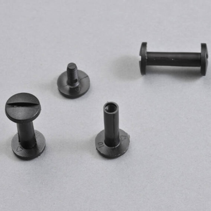 Kunststoffbuchschrauben, 15 mm | schwarz