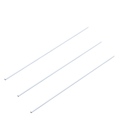 Tiges droites pour suspension de calendrier, longueur 113 mm, blanc 