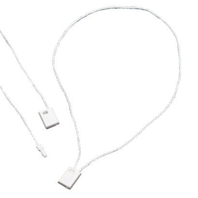 Attaches cordon à serrage fixe blanc | 300 mm