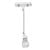 Pince porte-étiquette avec grande pince et porte-étiquette de prix, extension de 10 cm, transparent extension de 10 cm 