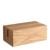 Porte-cartes en bois, base pour système de connexion variable MODUL 74 mm | bois de chêne  | fente d'insertion droite 