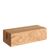 Kartenhalter aus Holz, Sockel für variables Stecksystem MODUL 100 mm | Eichenholz  | gerader Einsteckschlitz 