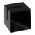 Porte-carte "Cube" en acrylique noir  | brillant 