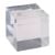 Porte-carte "Cube" en acrylique transparent  | brillant 