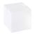 Porte-carte "Cube" en acrylique transparent  | mat 