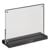 Présentoir de table magnétique en T avec base noire mate A5 - 210 x 148 mm  | paysage 