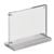 Présentoir de table magnétique en T avec base transparente mate A6 105 x 148 mm  | paysage 