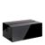 Porte-cartes en acrylique, base pour système de connexion variable MODUL 74 mm | noir  | brillant 
