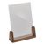 Porte-menu bois LignoLine A5  | format portrait  | bois de noyer|acrylique (PMMA) 