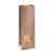Blockbodenbeutel Papier mit Fenster 70 x 40 x 205 mm