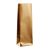 Blockbodenbeutel gold 55 x 30 x 175 mm