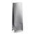 Blockbodenbeutel silber 105 x 65 x 297 mm