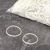 Elastiques en caoutchouc, blanc 1,5 mm | 50 mm