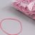 Elastiques en caoutchouc, rouge 1 mm | 60 mm
