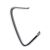 Agrafes annelées, acier zingué pour cordes de ⌀ 10 mm 