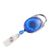 Porte-badge enrouleur bleu|transparent 
