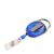 Ausweisjojo mit Clip blau|transparent 