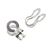 Einhängeösen für Kugelketten, 3,2 mm, vernickelt 3.2 mm