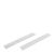Bande auto-agrippante, back to back (rouleau de 25 m) 20 mm | blanc 