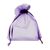 Sachets en organza avec fermeture à bande de satin null | 90 x 120 mm