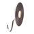 Bande magnétique avec contre-pièce, adhésive 12,7 mm | A - Colle standard