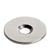 Pastille métallique avec perçage et abaissement 23 mm