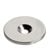 Pastille métallique avec perçage et abaissement 34 mm