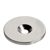 Pastille métallique avec perçage et abaissement 34 mm