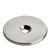 Pastille métallique avec perçage et abaissement 42 mm