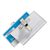 Porte-badges Urban 30 combinée, transparent Pince combinée (aiguille et clip) | 60 x 30 mm