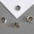 Ösen für Papier vernickelt | Nr. 8E - Ø 5,5mm - L 3,2mm