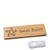 Badge nominatif en bois, timberline® «complete-engraved» 76,3 x 25,5 mm | smag® aimant