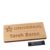 Badge nominatif en bois, timberline® «complete-engraved» 76,3 x 38 mm | Epingle en acier inoxydable