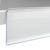 Scannerschiene DBR, selbstklebend, mit Griffkante zum Kleben (Standardklebeband) | 39 mm | weiß | 1.000 mm
