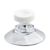 Ventouses avec écrou 30 mm | M4, longueur 6 mm  | écrou moleté en plastique blanc 