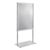 Présentoir sur pied double face A1, NEO argent 