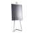 Chevalet mobile en aluminium avec cadre clic-clac blanc  | 1500 mm | A1 594 x 841 mm 