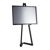 Chevalet mobile en aluminium avec cadre clic-clac null | A2 420 x 594 mm | 1.000 mm