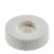Écrou moleté M4 plastique blanc 