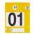 Kits d'identification véhicule jaune 