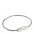 Porte-clés avec fermoir à vis, argent Lot de 10 (sachets à fermeture à pression) | 110 mm