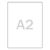 Pochette plastique non-perforée, transparent A2