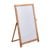 Chevalet d’affichage ROOT avec tableau blanc, bois de pin 90 x 53 cm 